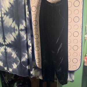 Chic Black Velvet Trousers